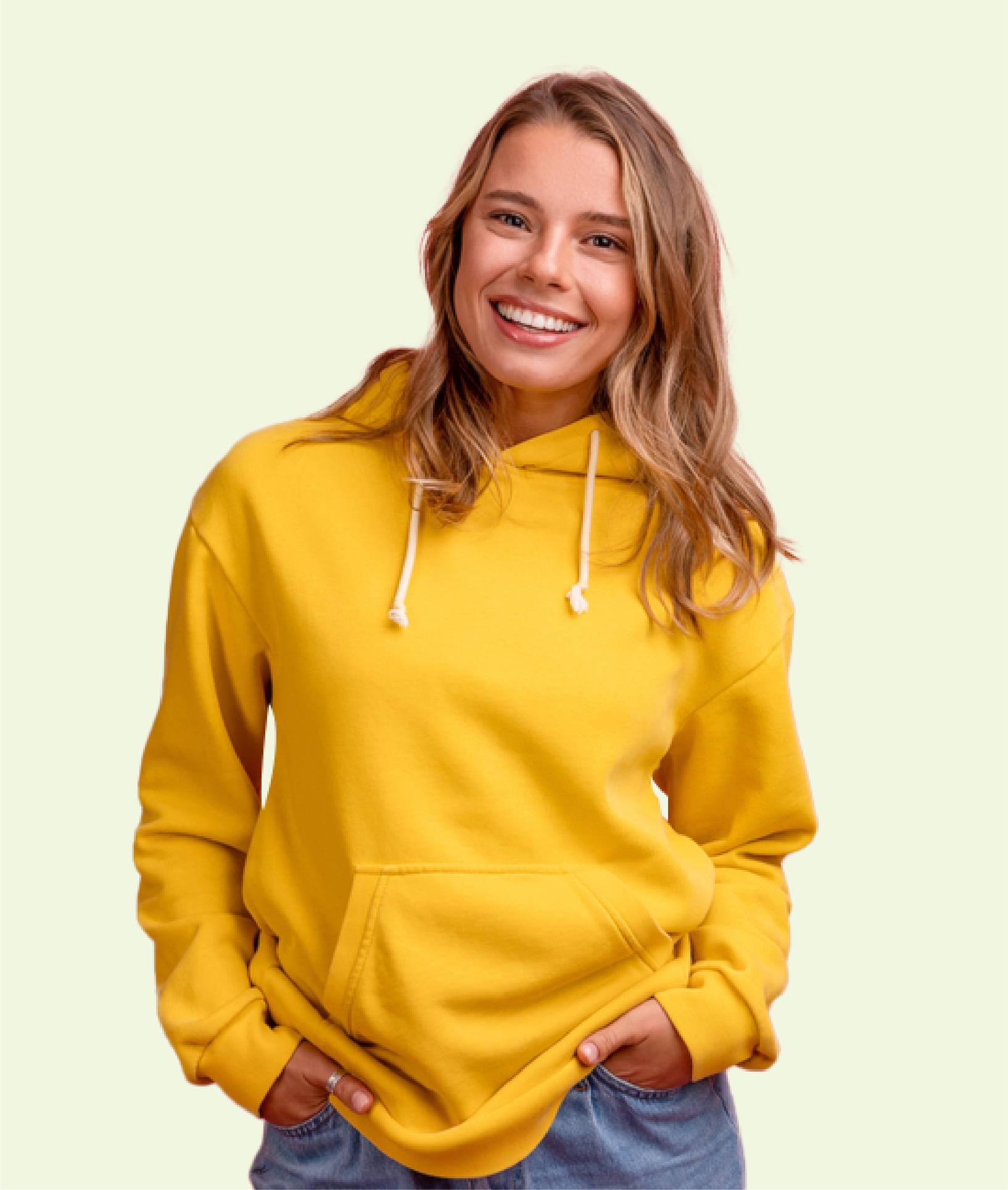 Custom T-Shirt Manufacturer | Women's Hoodies - Yellow
