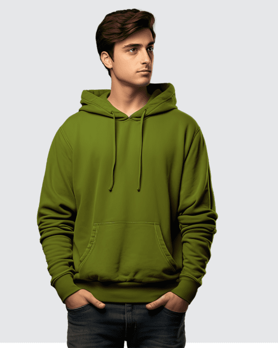 Best T-Shirt Supplier | Men's Hoodies - Olive Green