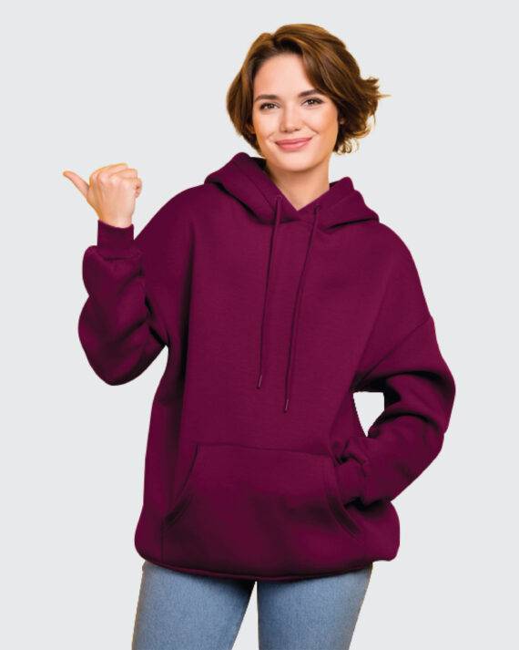 Custom T-Shirt Manufacturer | Women's Hoodies - Maroon